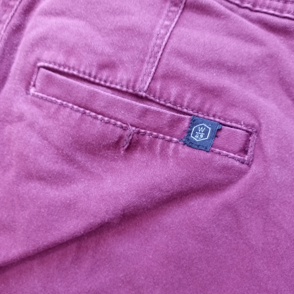 West 49 Casual Red Chino Cargo Style Pants - Picture 4 of 6